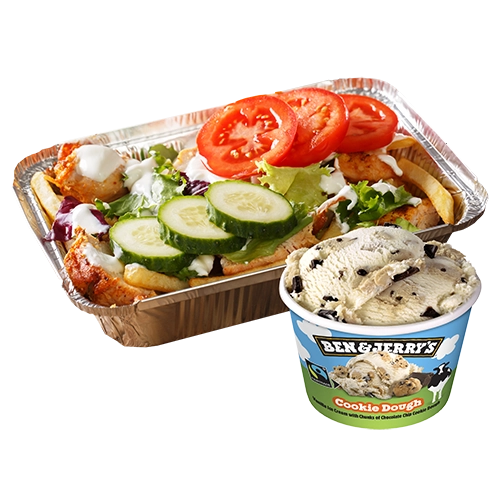 Kapsalon met Ben & Jerry's 100ml