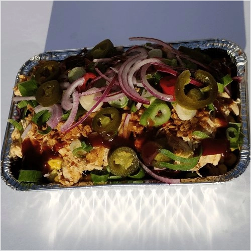 The crazy smiles loaded fries